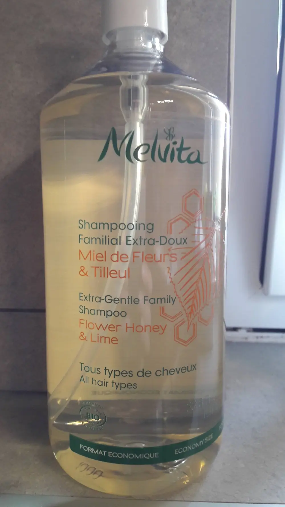 MELVITA - Shampooing familial extra-doux bio