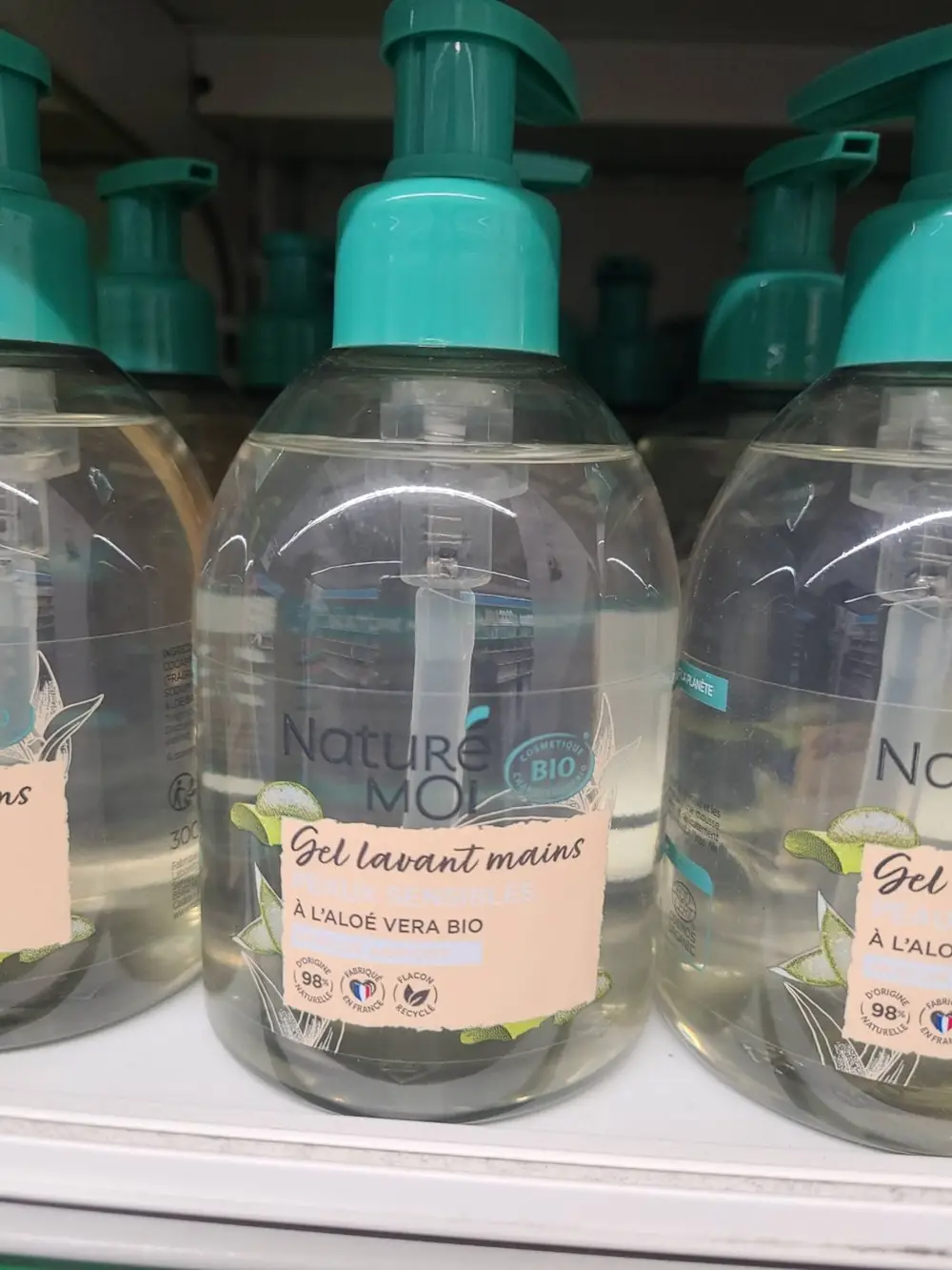 NATURÉ MOI  - Gel lavant mains à l´aloès vera bio