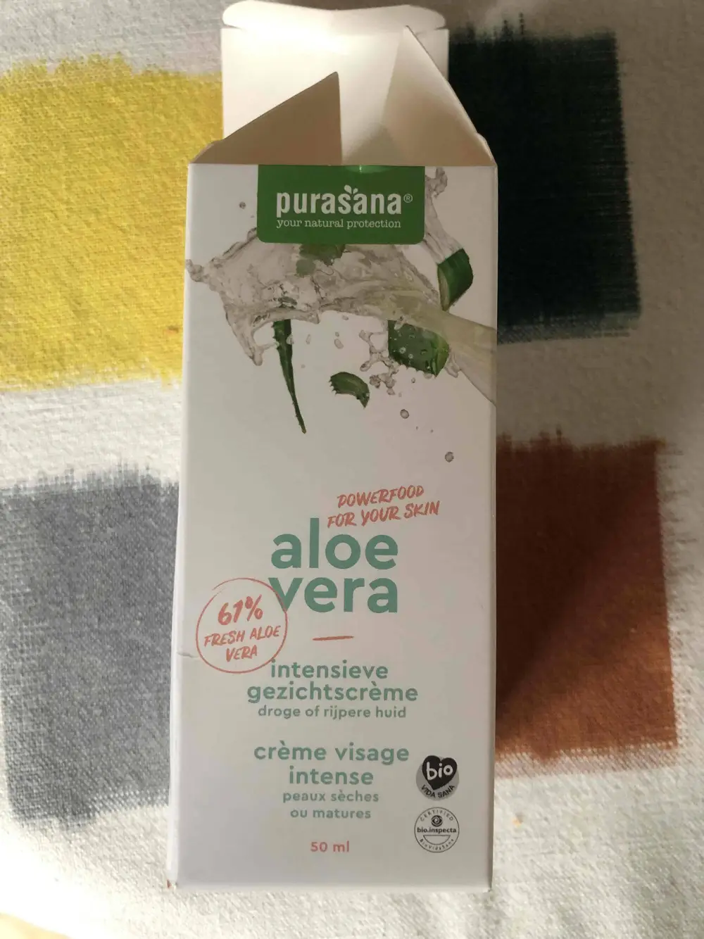 PURASANA - Aloe vera - Crème visage intense 