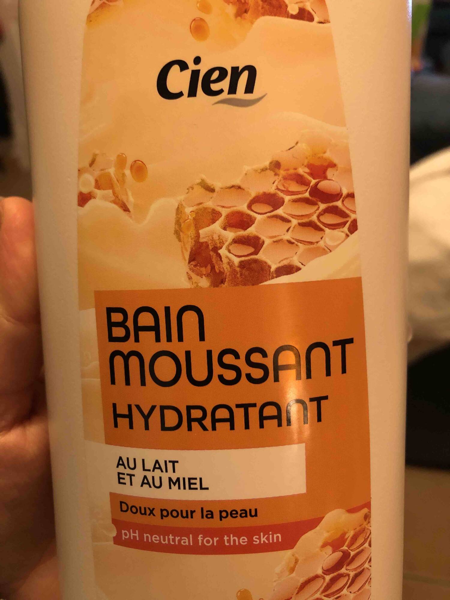 CIEN - Bain moussant hydratant au lait et miel