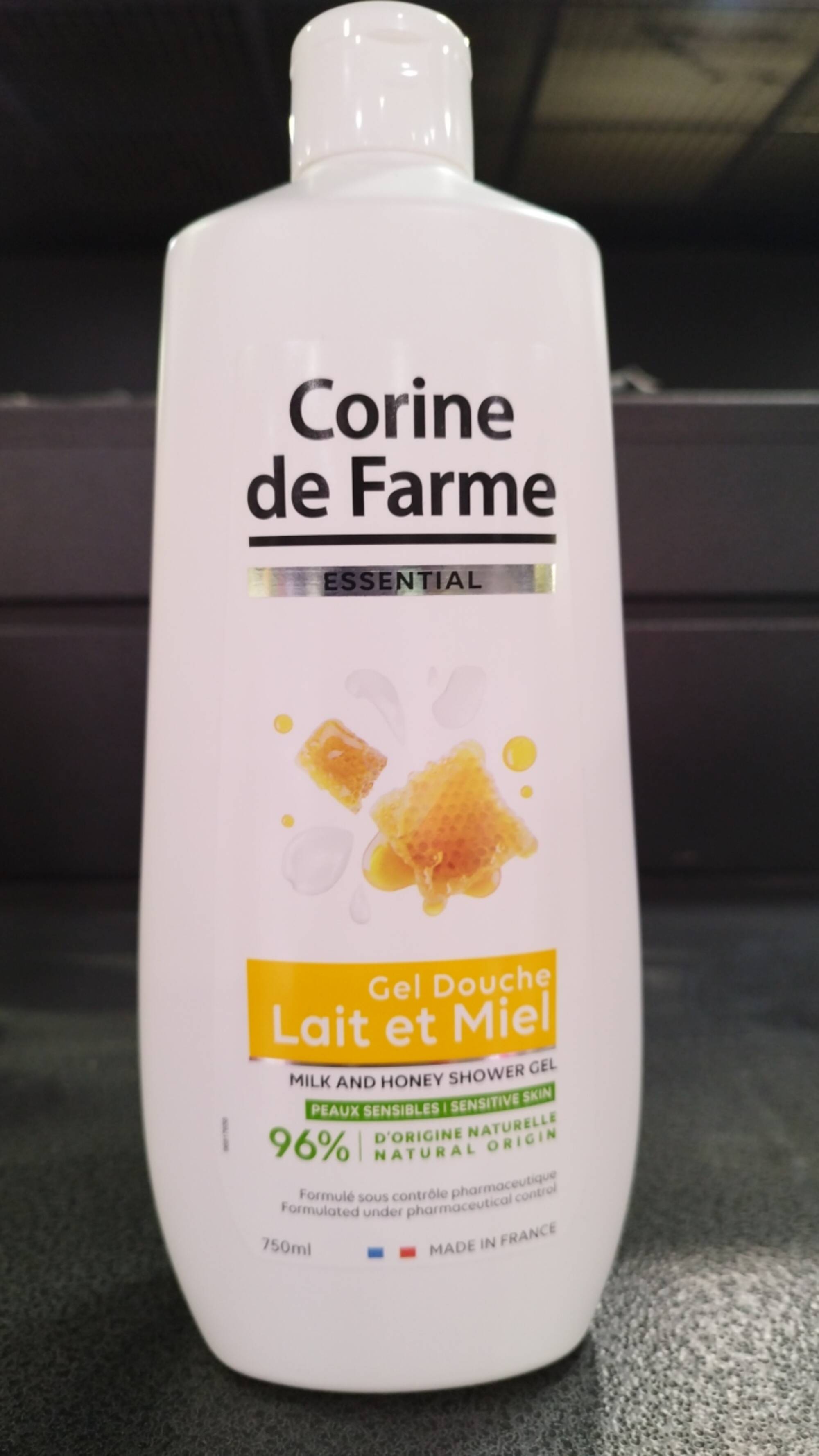 CORINE DE FARME - Gel douche lait et miel