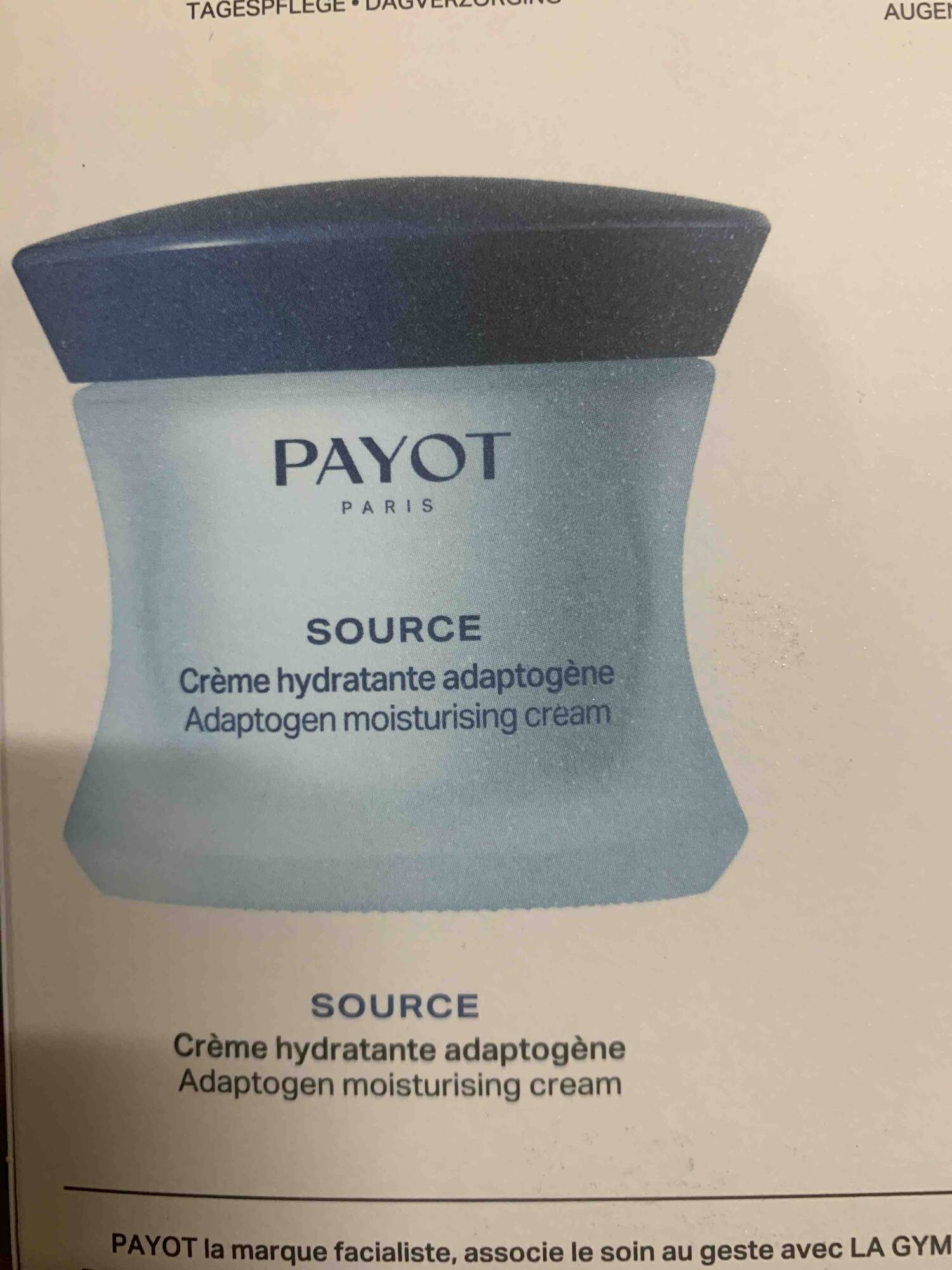 PAYOT - Source - Crème hydratante adaptogène