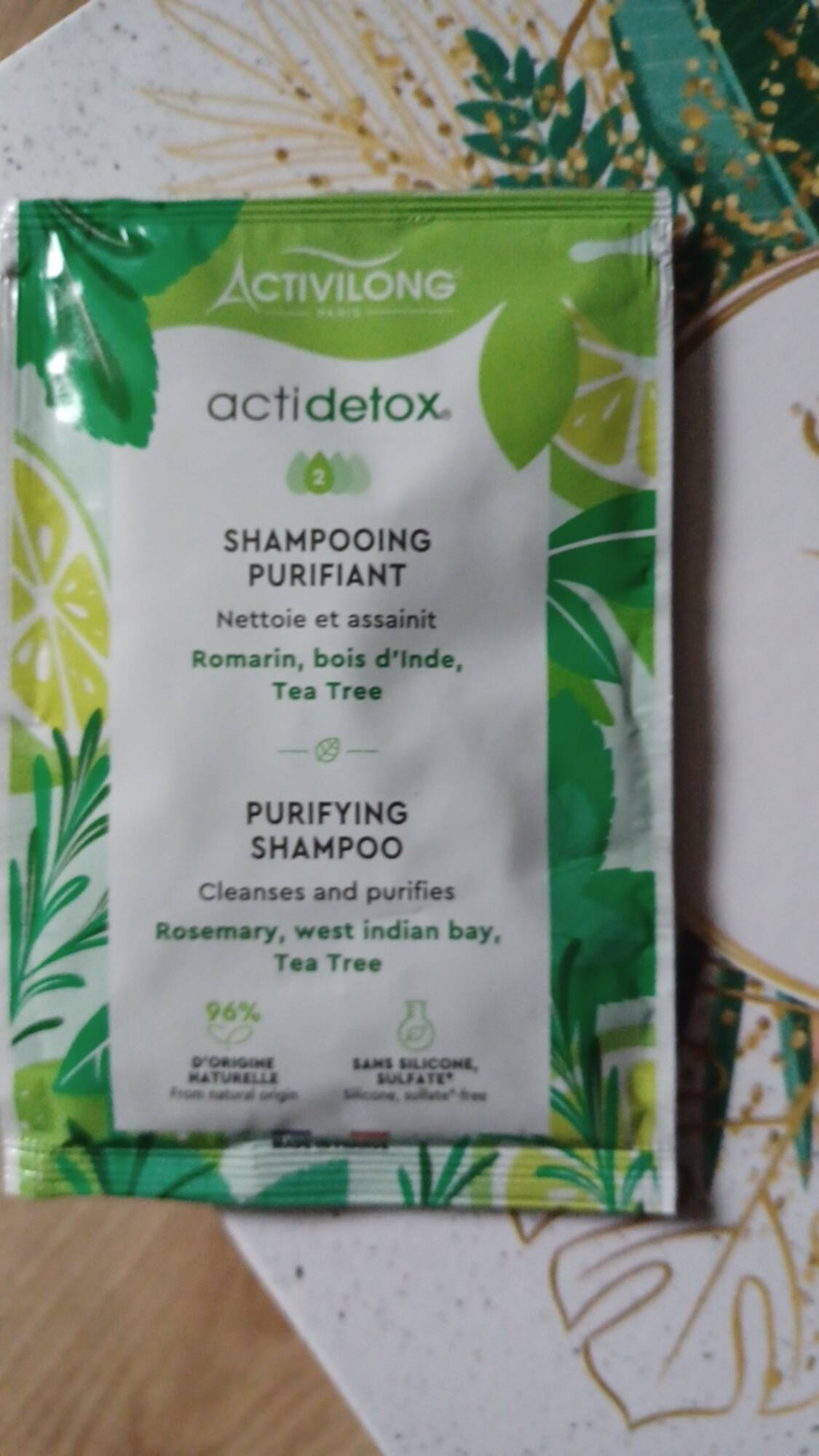 ACTIVILONG - Actidetox - Shampooing purifiant