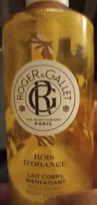 ROGER & GALLET - Bois d'orange - Lait corps bienfaisant