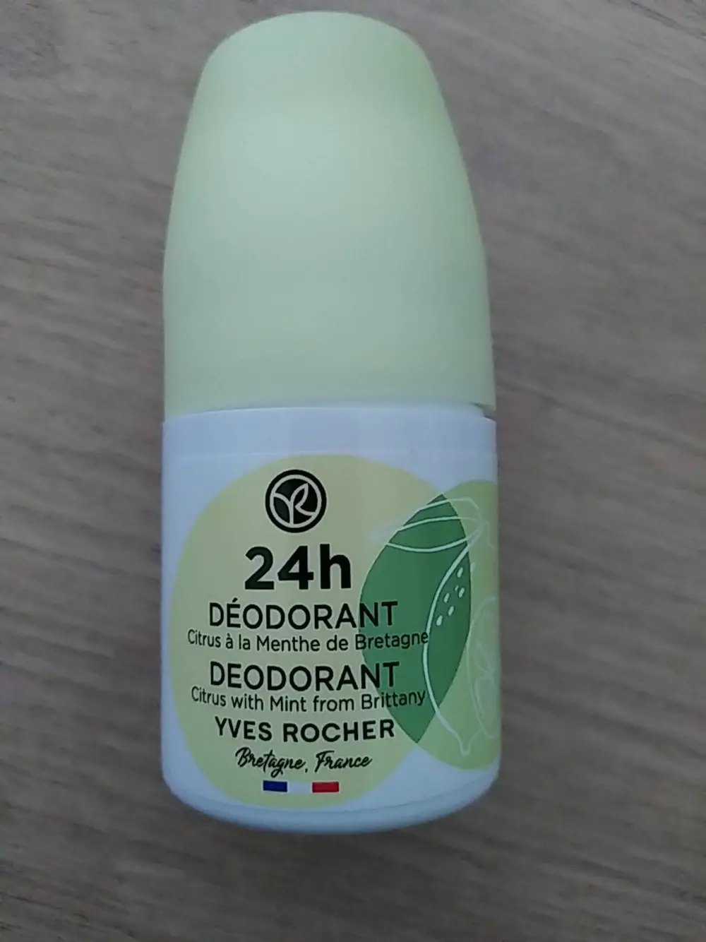 YVES ROCHER - Déodorant citrus à la menthe de Bretagne 24h