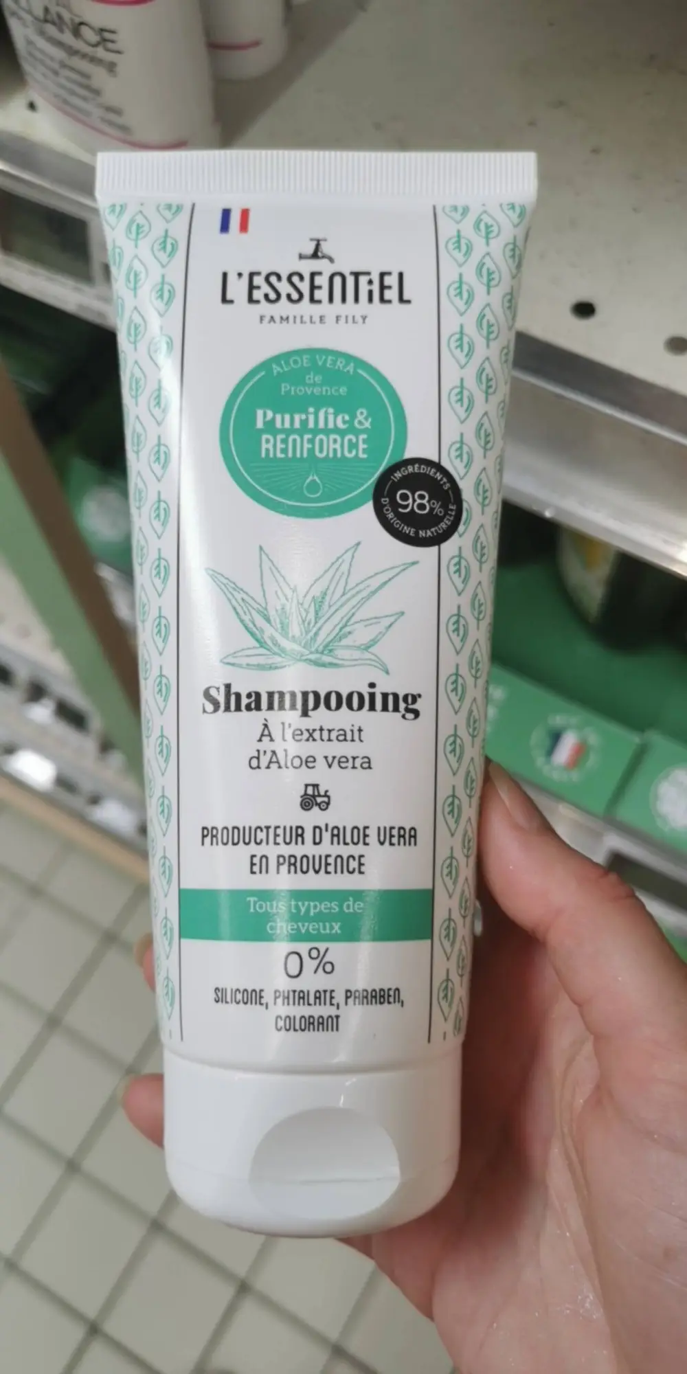 L'ESSENTIEL FAMILLE FILY - Aloe vera de provence - Shampooing