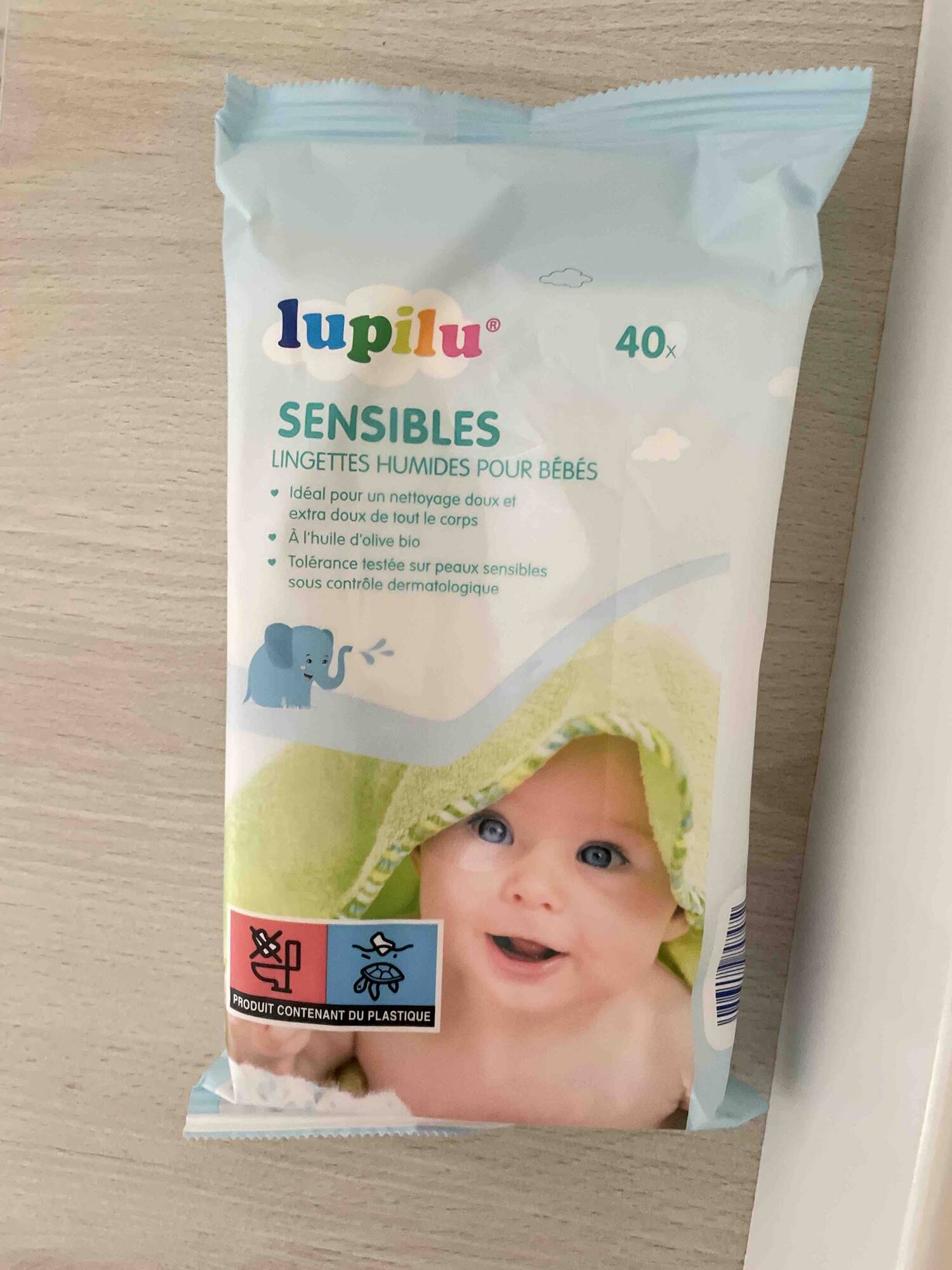 LUPILU - Sensibles - Lingettes