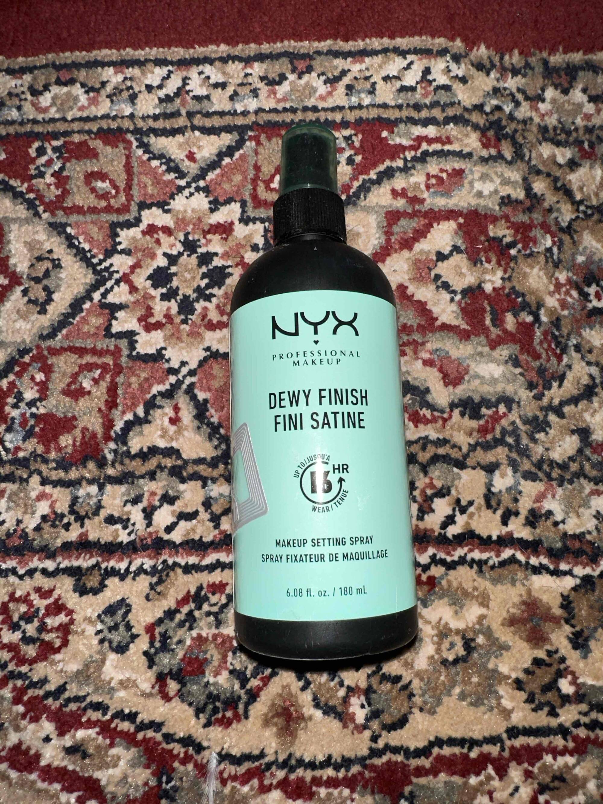 NYX - Fini satiné - Spray fixateur de maquillage jusqu'à 16h