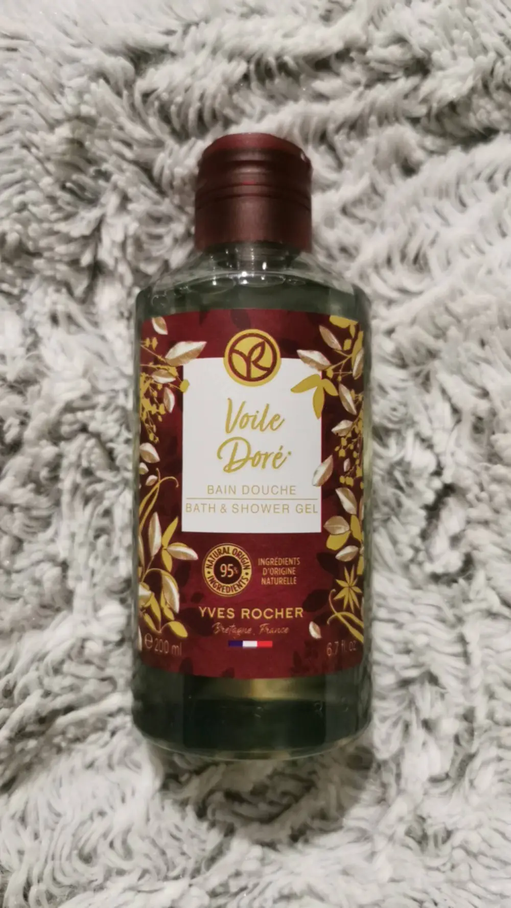 YVES ROCHER - Voile doré - Bain douche