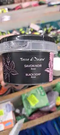 TERRE D'OLEANE - Savon noir rose