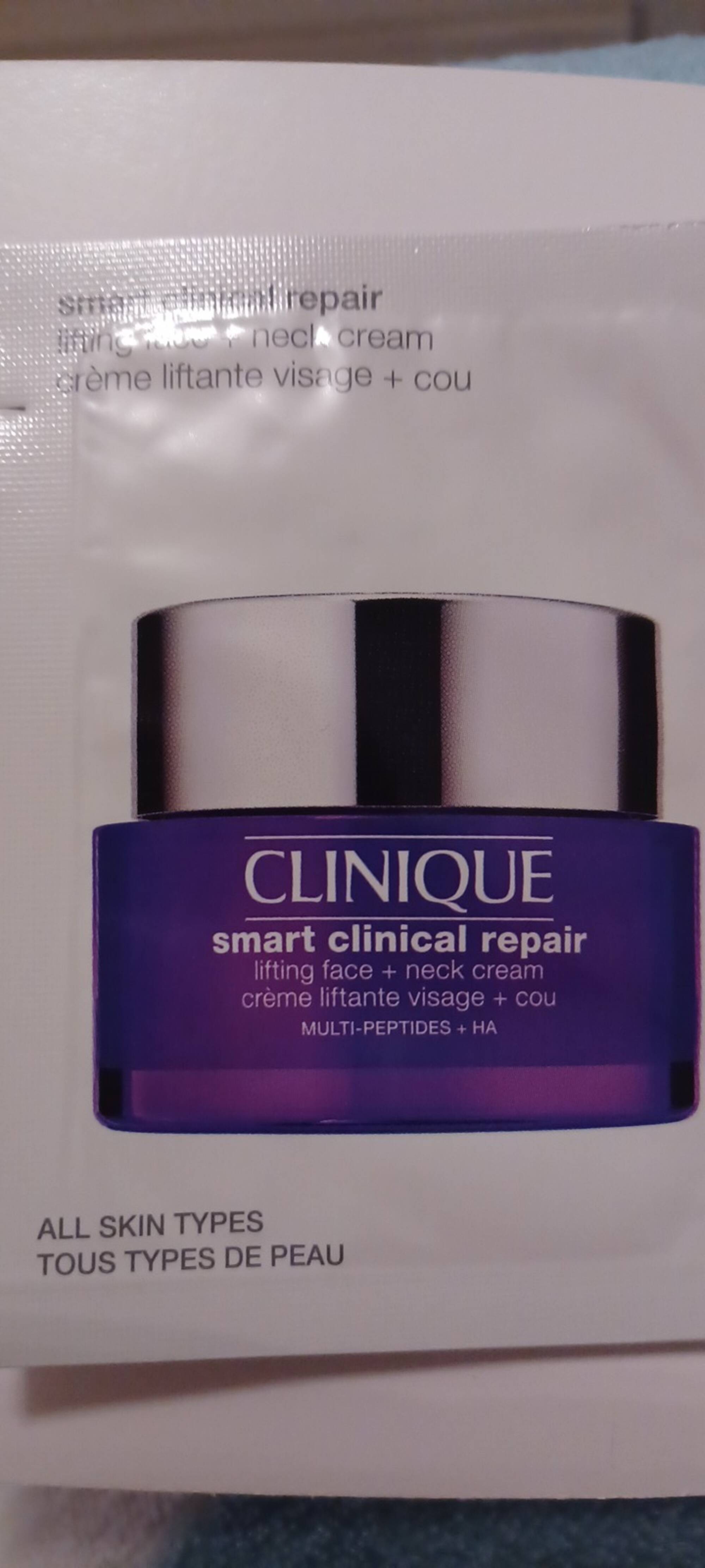 CLINIQUE - Smart clinical repair - Crème liftante visage + cou