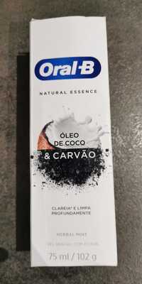 ORAL-B - Óleo de coco & carvão - Gel dental com fluor