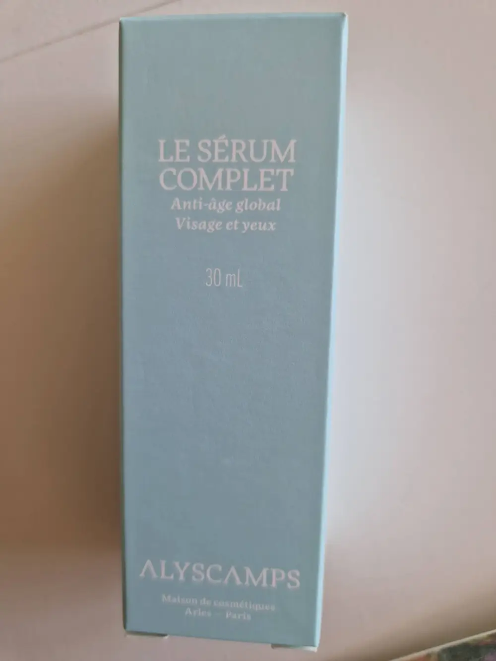 ALYSCAMPS - Le sérum complet anti-âge global visage et yeux