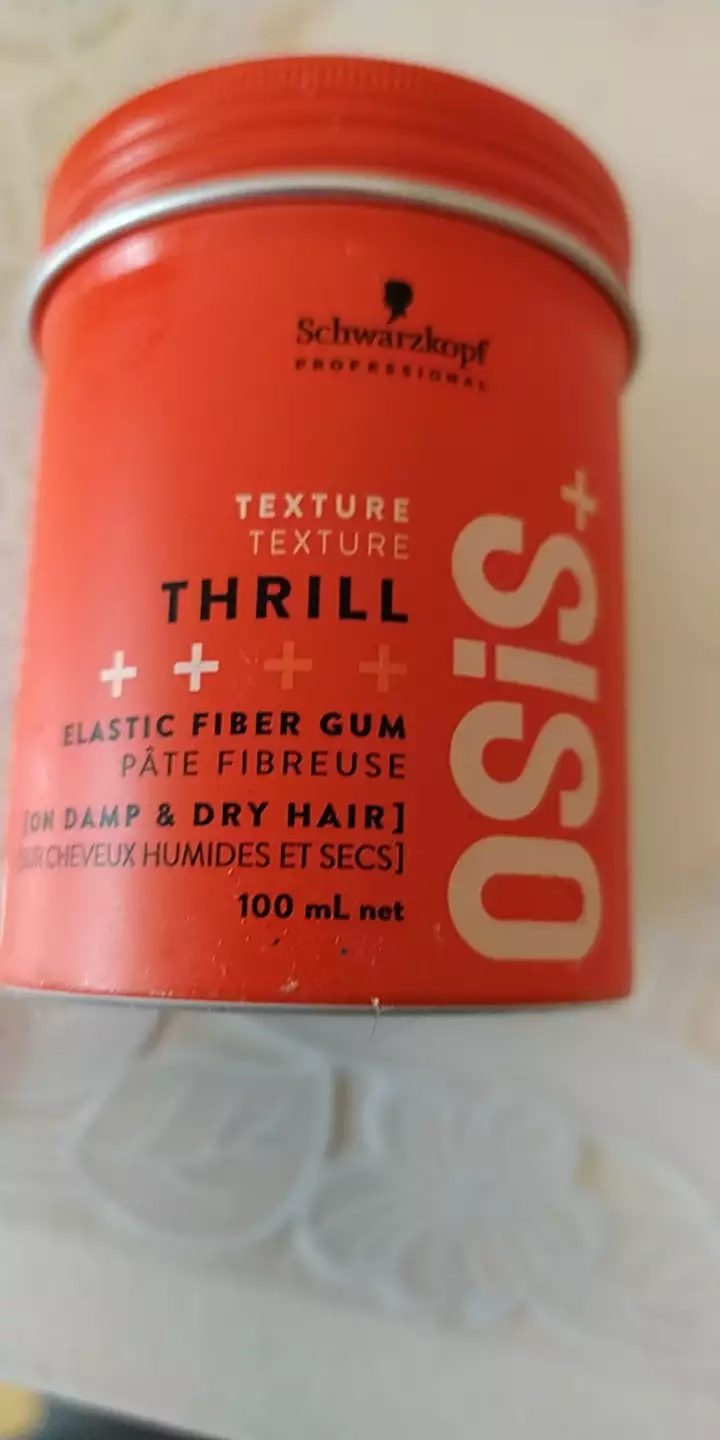 SCHWARZKOPF - Osis+ - Pâte fibreuse cheveux humides et secs