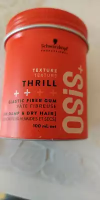 SCHWARZKOPF - Osis+ - Pâte fibreuse cheveux humides et secs
