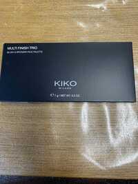 KIKO MILANO - Multi finish trio blush & bronze face palette