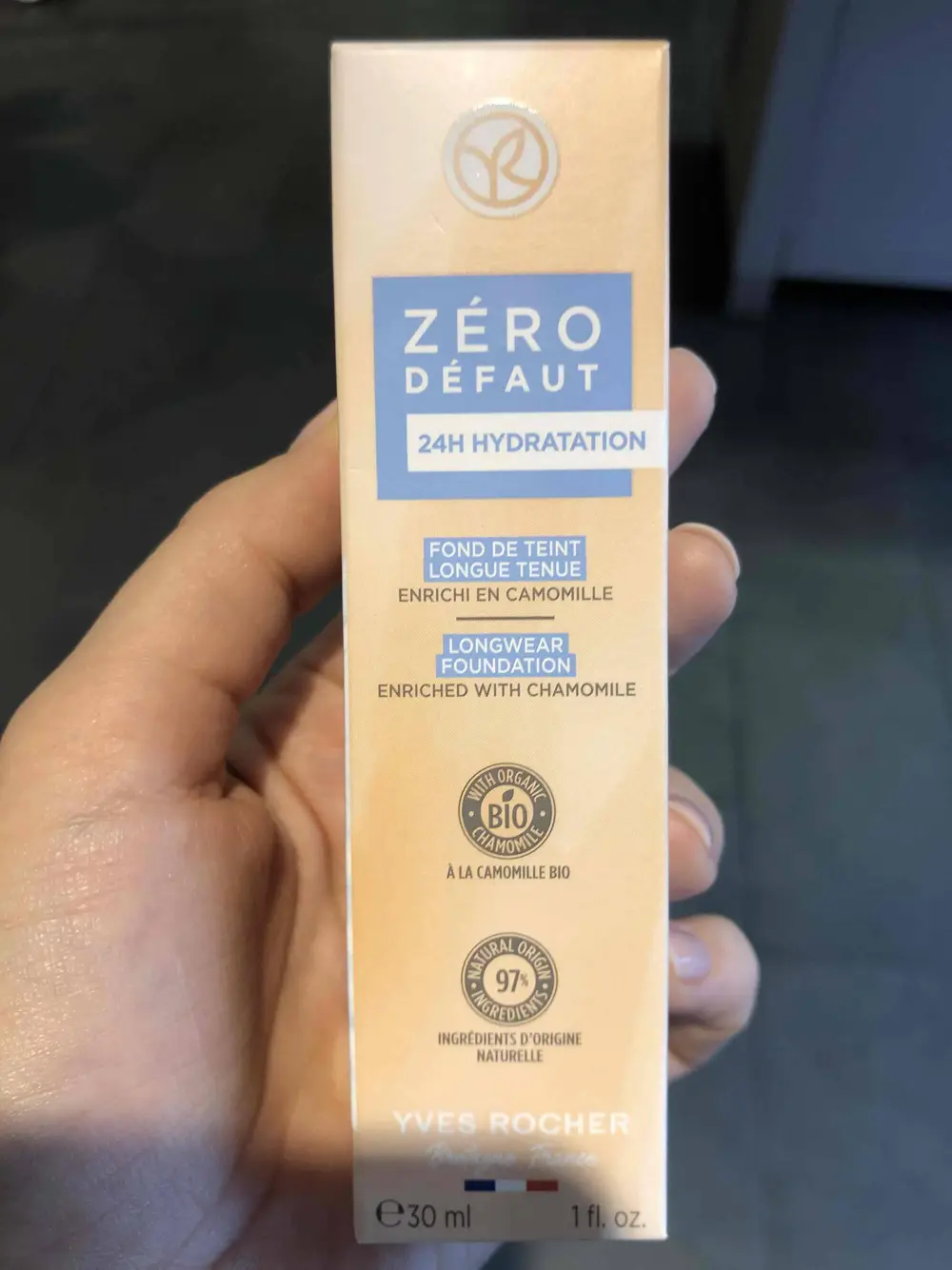 YVES ROCHER - Zéro défaut - Fond de teint 24h hydratation