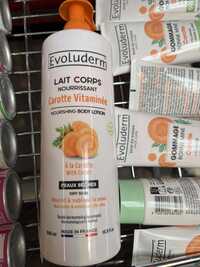 EVOLUDERM - Carotte vitaminée - Lait corps nourrissant peaux sèches