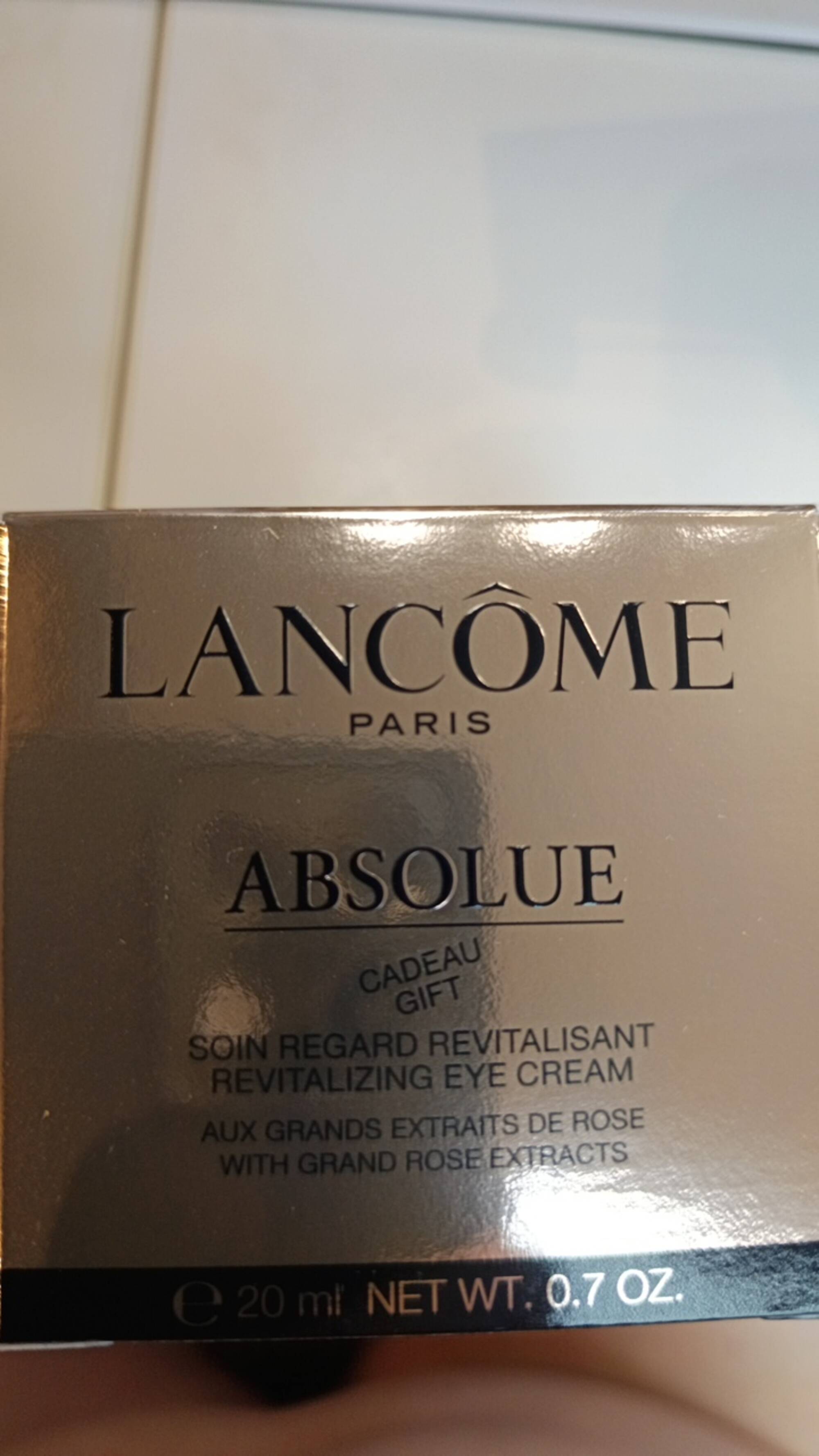 LANCÔME - Absolue - Soin regard revitalisant 