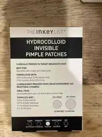 THE INKEY LIST - Hydrocolloid  invisible pimple patches