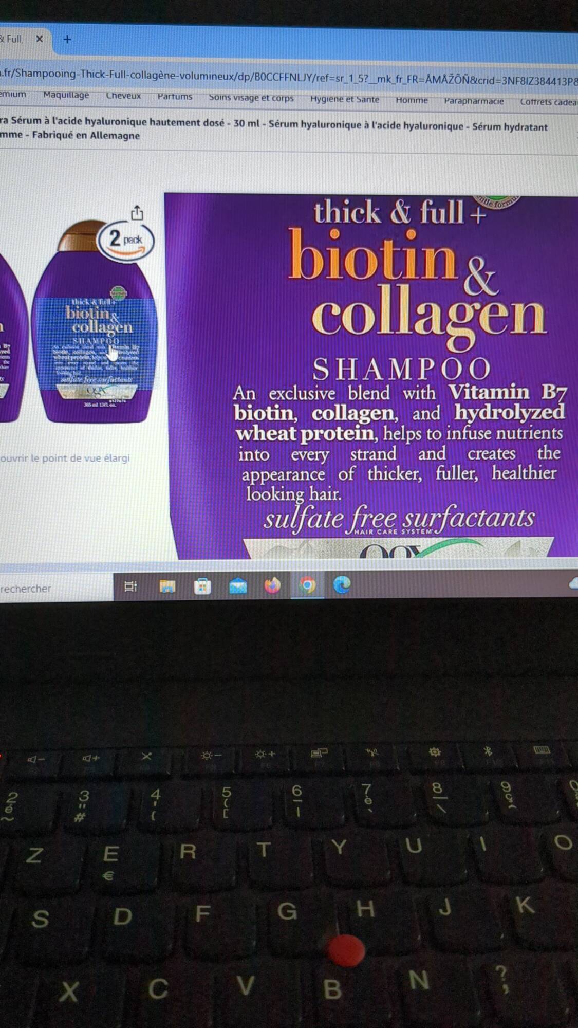 OGX - Biotin et collagen - Shampooing