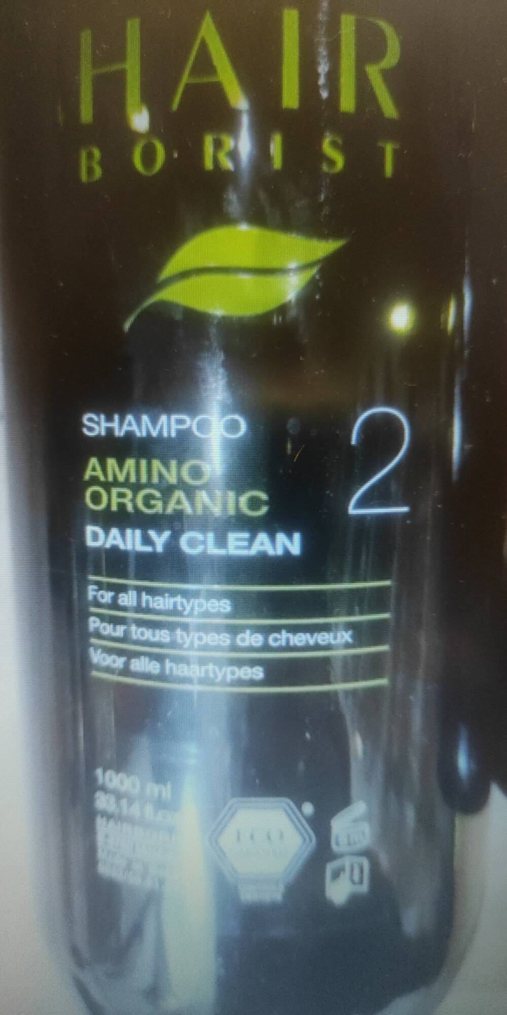 HAIR BORIST - Shampoo amino organic 2