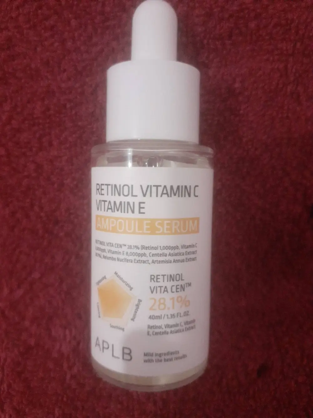 APLB - Ampoule sèrum retinol vitamin C vitamin E