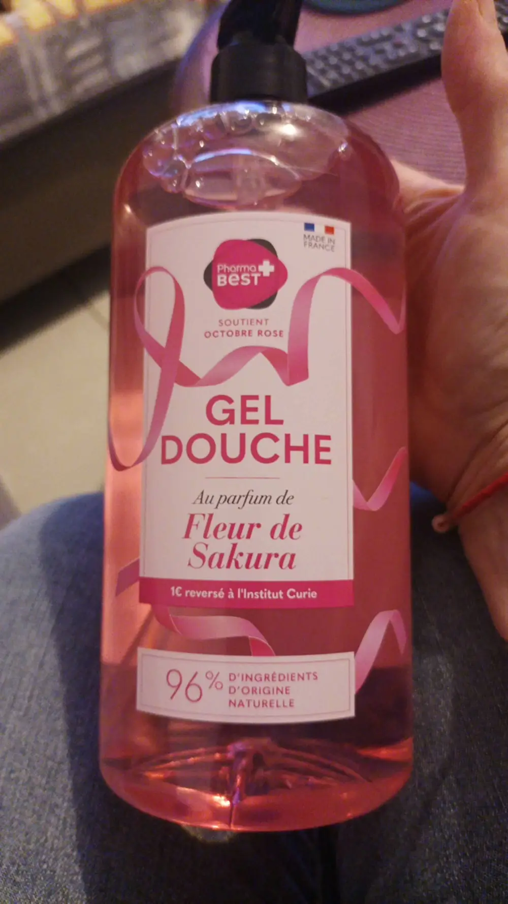 PHARMA+BEST - Gel douche au parfum de fleur de sakura