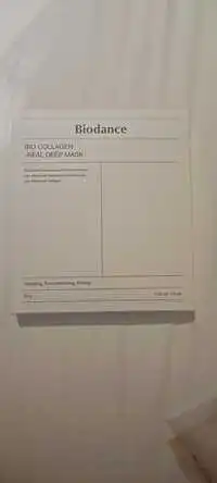 BIODANCE - Bio collagen - Real deep mask