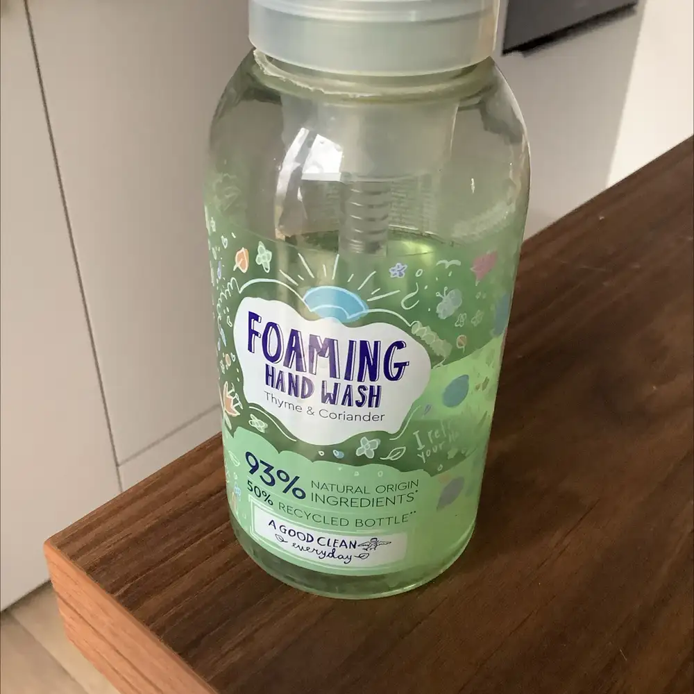 A GOOD CLEAN EVERYDAY - Foaming hand wash thyme & coriander