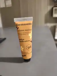 DERMASENS - Crème mains parufm vanille ambrée