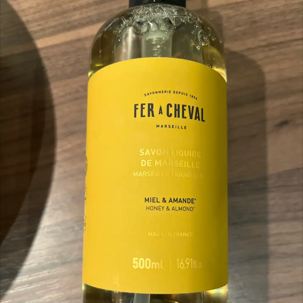 FER À CHEVAL - Savon liquide de Marseille miel & amande