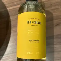 FER À CHEVAL - Savon liquide de Marseille miel & amande