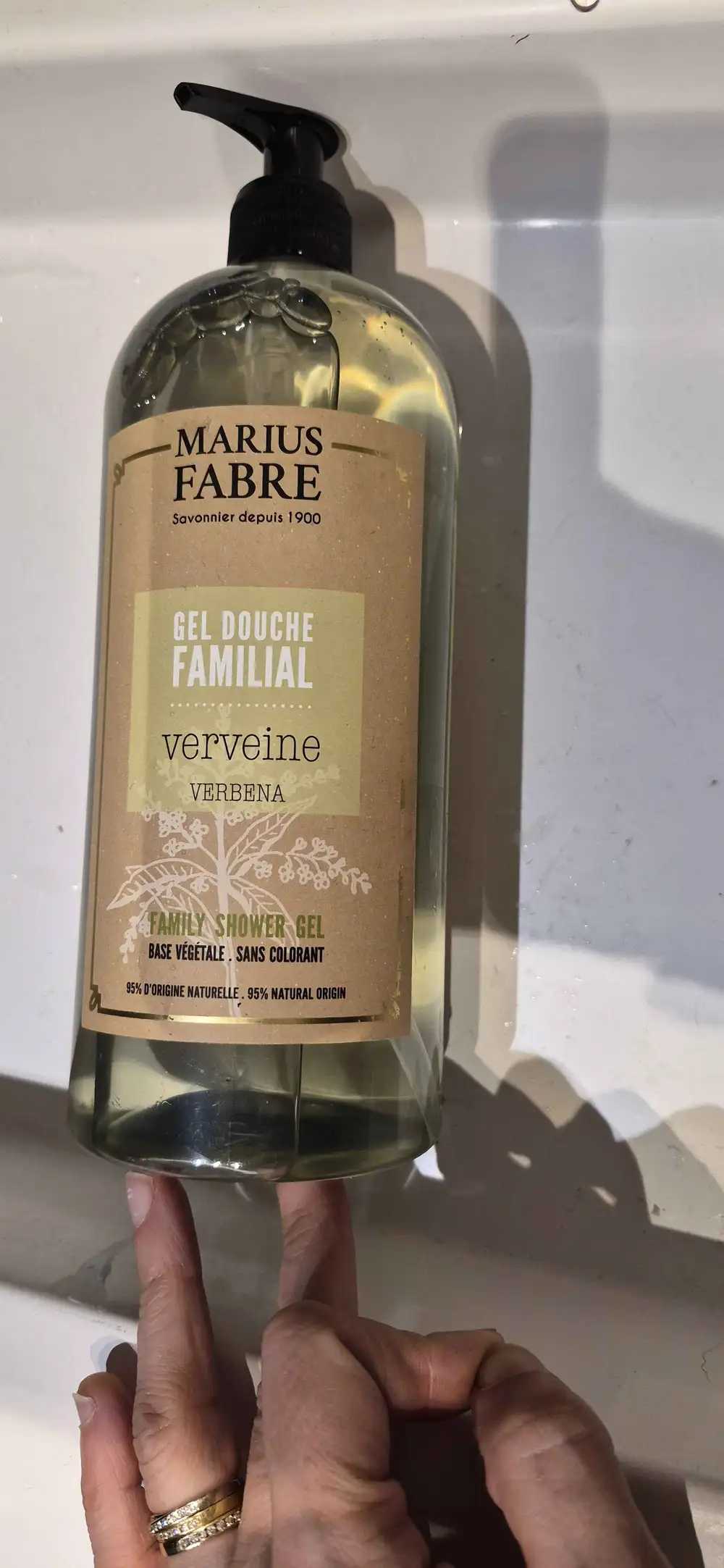 MARIUS FABRE - Gel douche familial verveine 