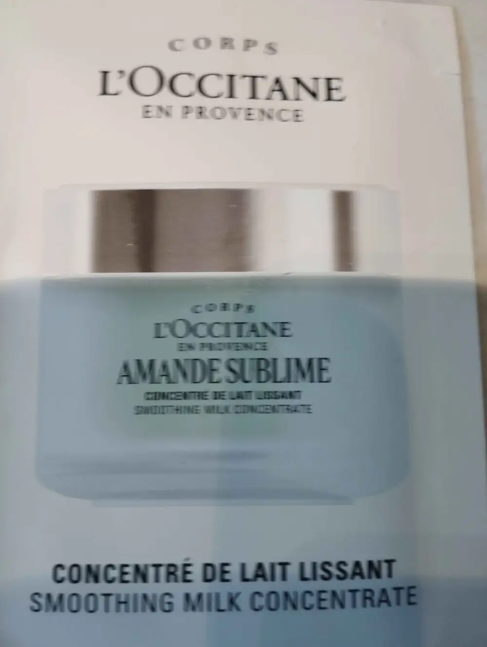 L'OCCITANE EN PROVENCE - Amande sublime - Concentré de lait lissant