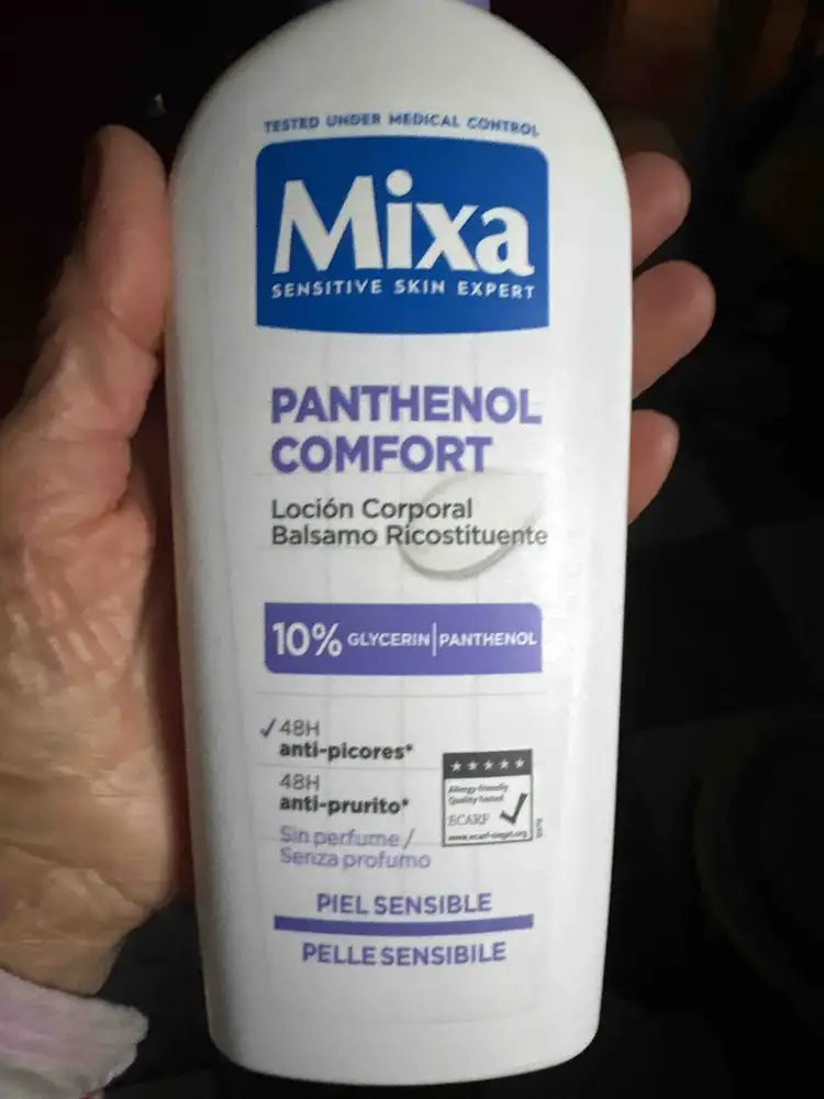 MIXA - Panthenol comfort - Locion corporal balsamo ricostituente
