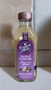 COMPTOIR DES MONOÏ DE TAHITI - Monoï sublime - Soin traditionnel corps & cheveux fleurs des îles marquises