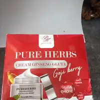 PURE HERBS - Cream ginseng gluta goji berry