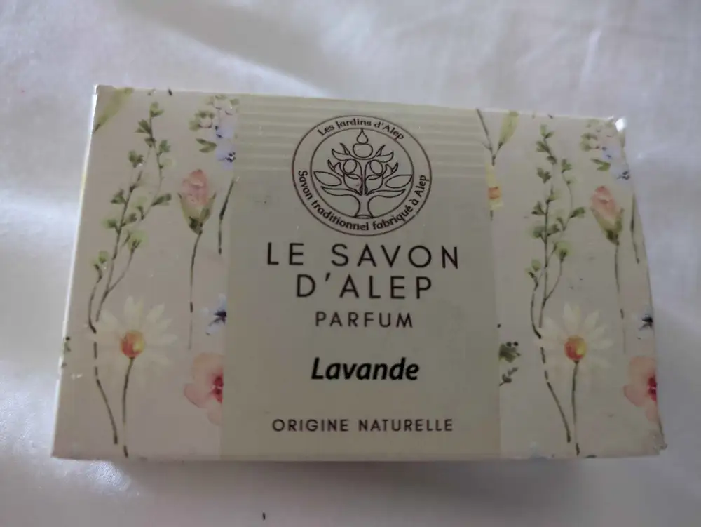 LES JARDINS D'ALEP - Le savon d'Alep parfum lavande 