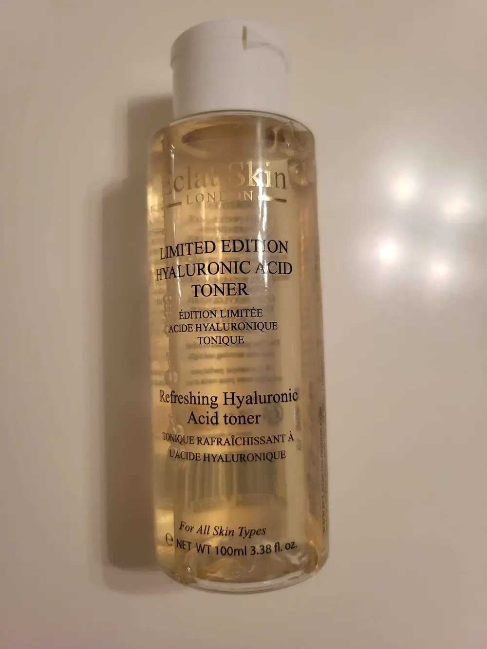 ECLAT SKIN LONDON - Tonique rafraîchissant à l'acide hyaluronique