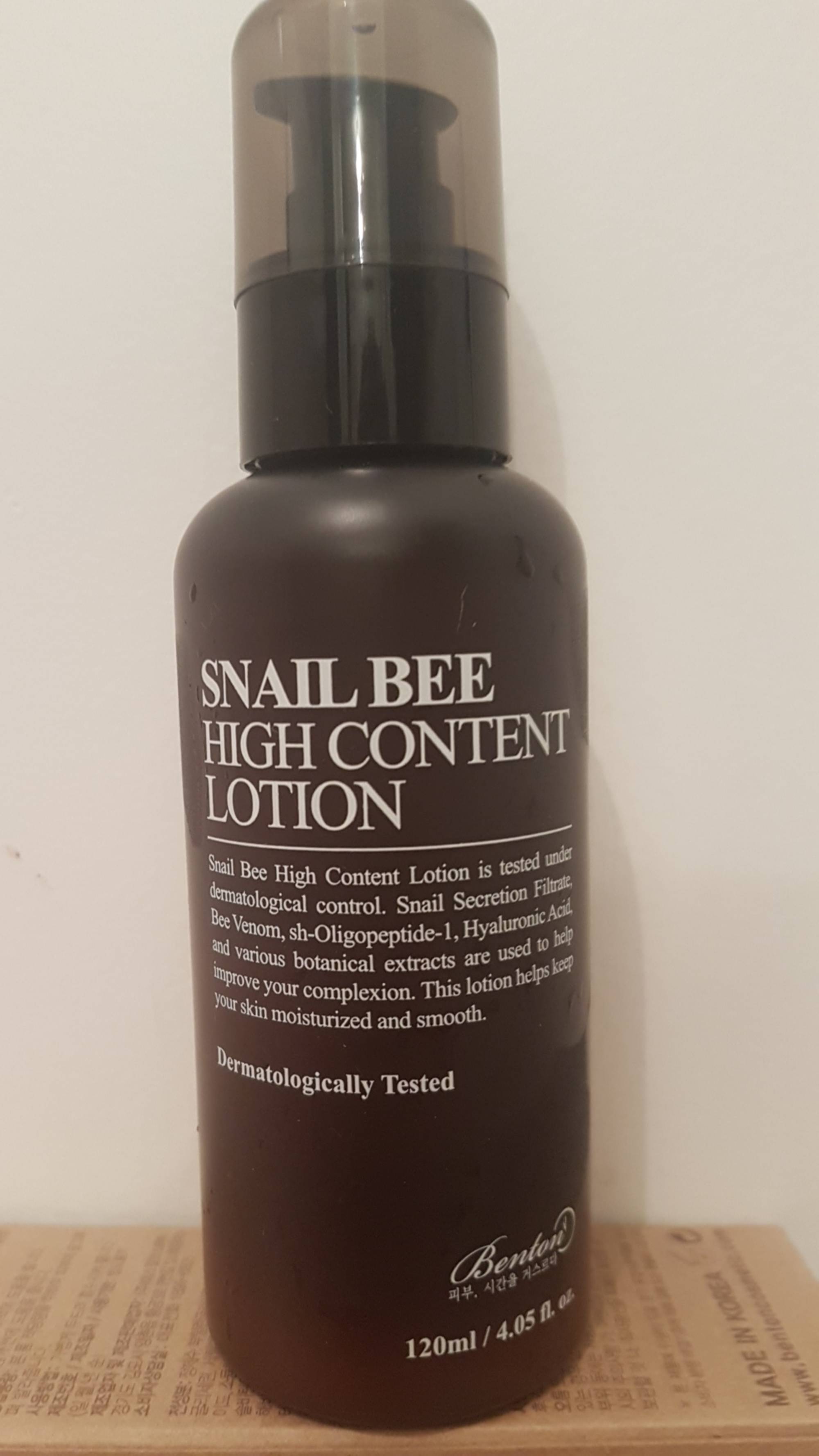 BENTON - Snail bee - High content lotion