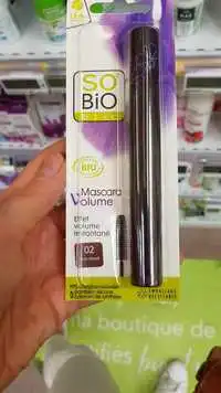 SO'BIO ÉTIC - Mascara volume bio 02 brun chaud