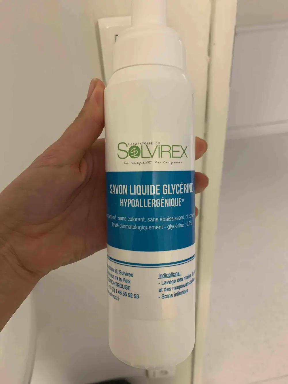 SOLVIREX - Savon liquide glycériné hypoallergénique