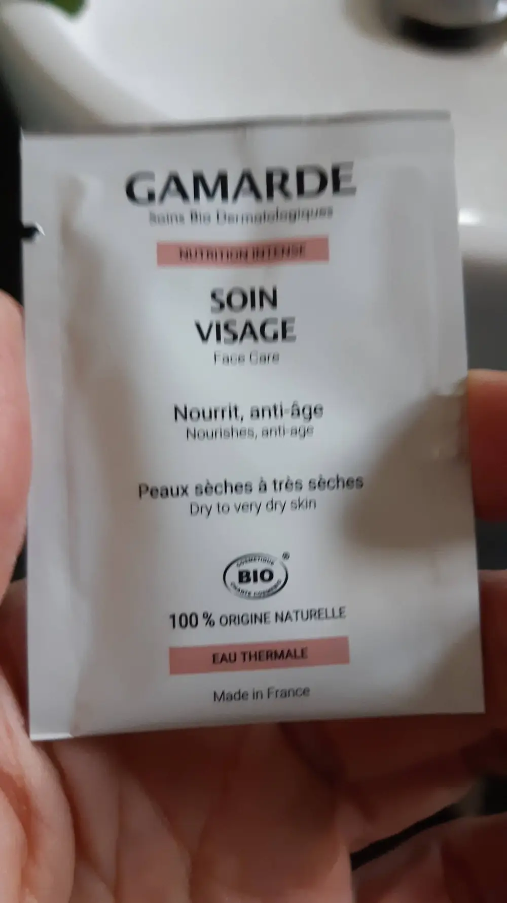 GAMARDE - Soin visage - Nourrit anti-âge