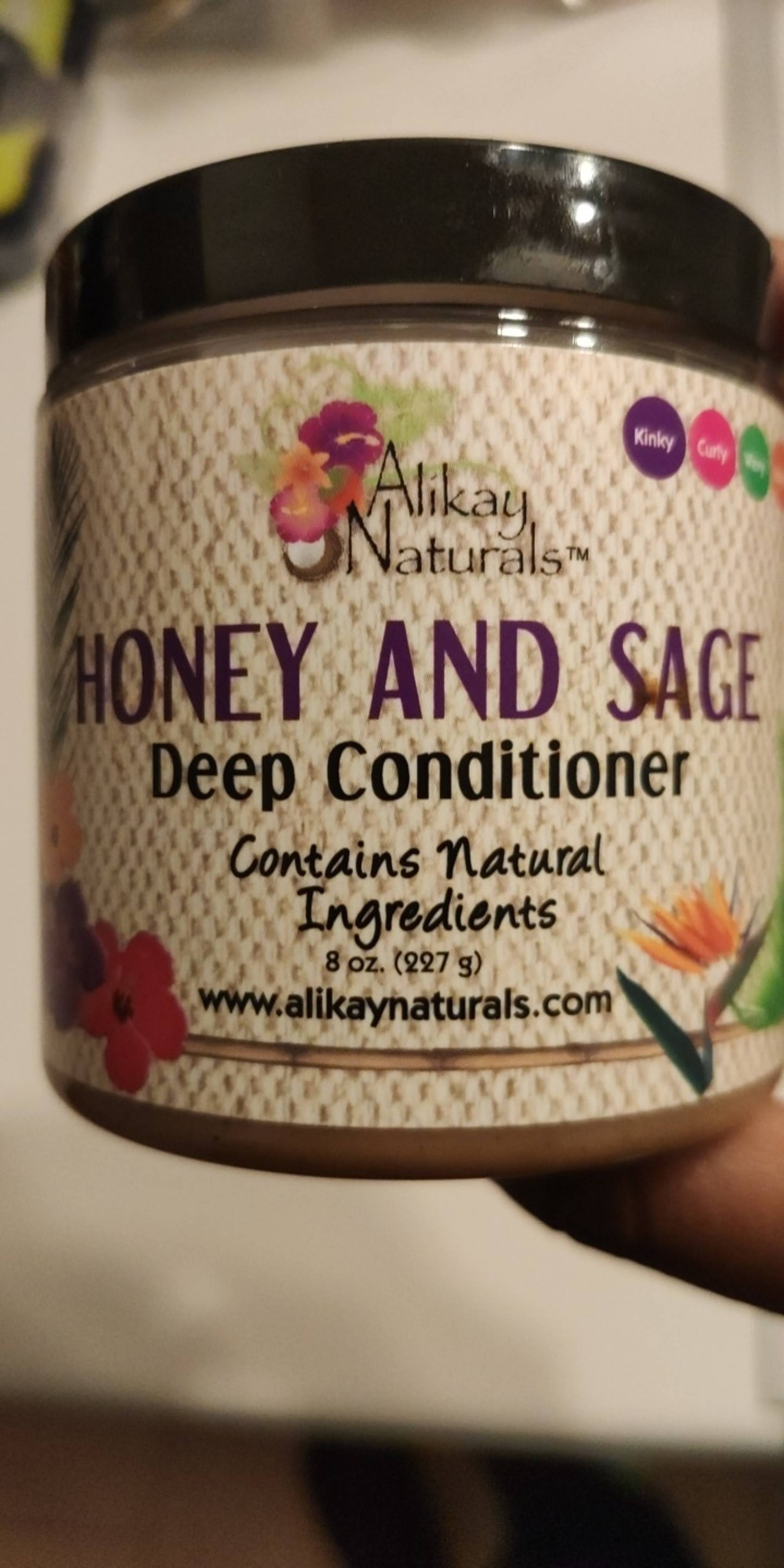 ALIKAY NATURALS - Honey and sage - Deep conditioner 