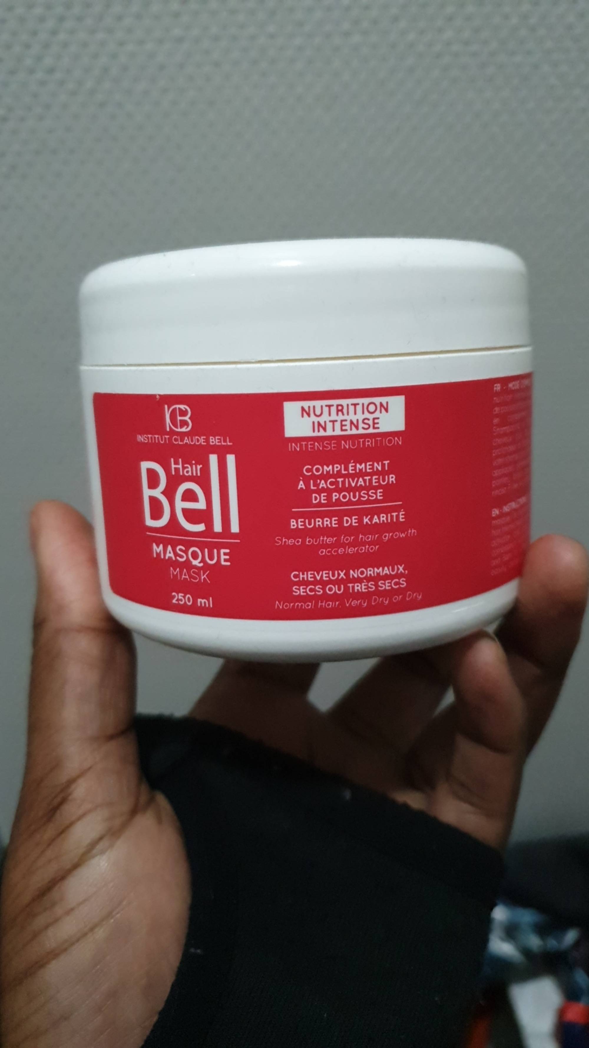INSTITUT CLAUDE BELL - Hair bell - Masque - Nutrition intense 