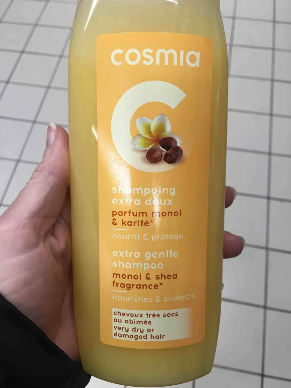 COSMIA - Shampooing extra doux parfum monoi & karité