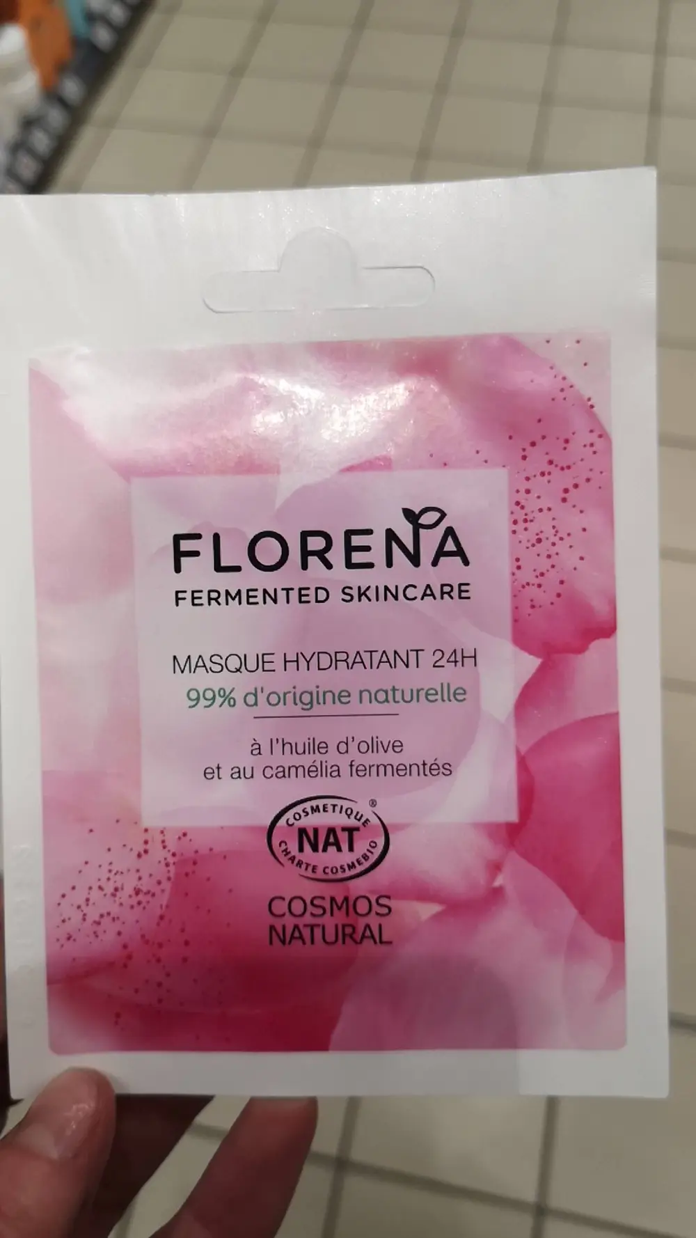 FLORENA - Masque hydratant 24h à l'huile d'olive et au camélia