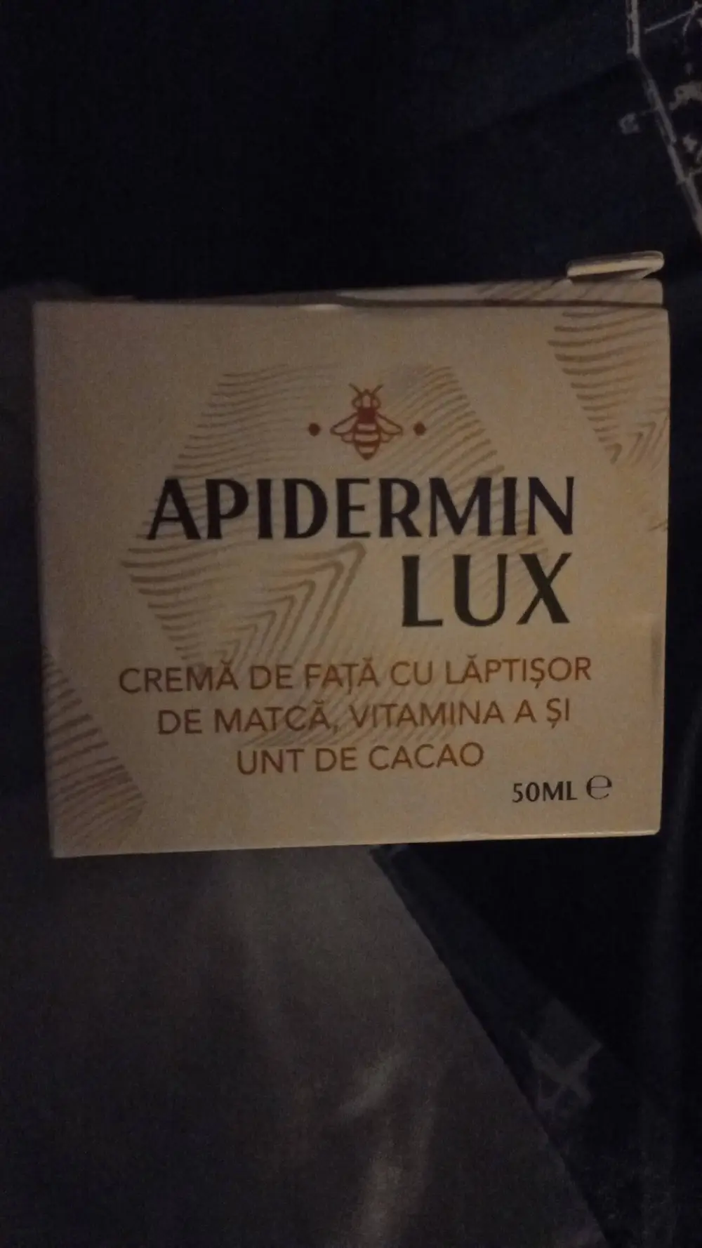 APIDERMIN - Lux - Crema de fata cu laptisor
