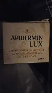 APIDERMIN - Lux - Crema de fata cu laptisor